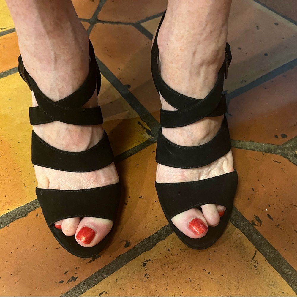 Suede sandals